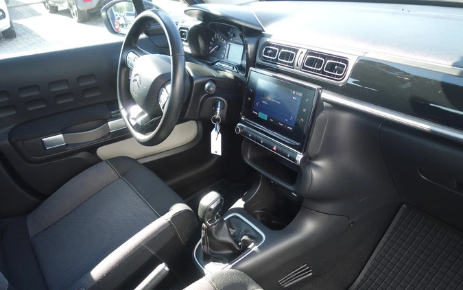 Citroen C3 cena 46900 przebieg: 80145, rok produkcji 2019 z Piła małe 379